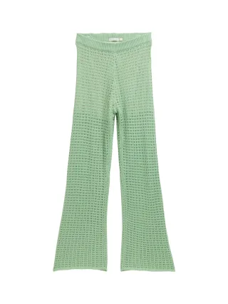 tom tailor kids - Wide Leg Strickhose light garden green - Gr. - 152