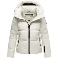 Navahoo Steppjacke Frostherz XIV Kurze gesteppte Damen Winterjacke mit abnehmbarer Kapuze