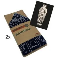 Jägermeister Halstuch Jägermeister 2x Bandana Halstuch ca. 51x51cm, (2-St)