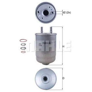Mahle Kraftstofffilter Renault Grand Megane Sc?nic 1,5 KL752/5D