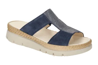Gabor 63.721.16 Damen Pantoletten Marine Blau Bequem & Leicht