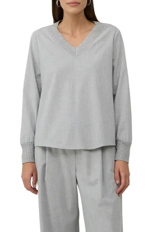 s.Oliver BLACK LABEL - Bluse grau - Gr. - 44