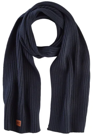 camel active - Schal aus einem Baumwoll-Kaschmir-Mix night blue - Gr. - OS