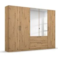 OTTO home Drehtürenschrank Kleiderschrank Schrank Garderobe Wäscheschrank CHALLENGER (Breiten 181/226 cm, Höhen 197/210 cm) mit Spiegeltüren und geräumigen Schubladen MADE IN GERMANY
