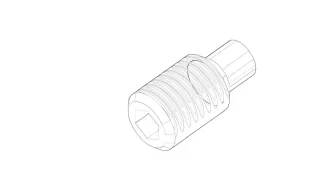 Dornbracht Befestigung Gewindestift Ersatzteile 093111141 M4 x 8 mm 09311114190