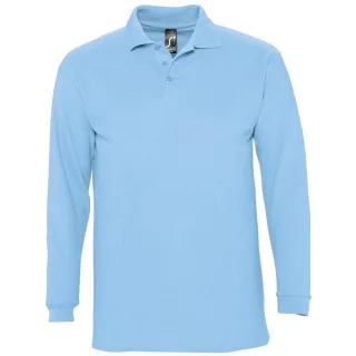 SOLS Winter II - Polo à manches longues - Homme (Bleu ciel)