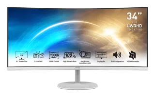 MSI Pro MP341CQWDE | 9s6-3pb2ct-038 | 86,4 cm (34") - 3440 x 1440 Pixel