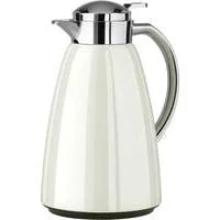 CAMPO Isolierkanne, 1 Liter weiß/edelstahl, QUICK TIP Verschluss