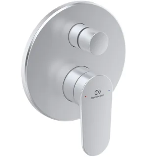 Ideal Standard Badearmatur UP Cerafine O Nuovo Rosette 157x157mm Silver, A8572SI A8572SI