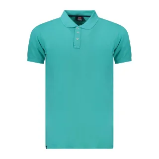 Norwegen 1963 Azzurro Baumwoll Herren Polo