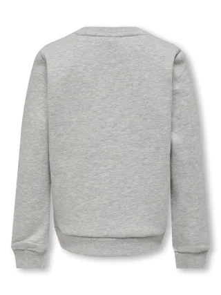 KIDS ONLY - KOGMARY LIFE L/S O-NECK BOX SWT Light Grey Melange - Gr. - 152