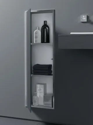 emco Schrank-Modul asis 300 Unterputz, 964 mm, aluminium / optiwhite ohne Einbaurahmen, 977027463 977027463