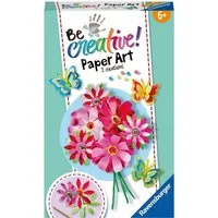 Ravensburger Kreativset BeCreative Paper Art Flowers & Butterflies, Made in Europe