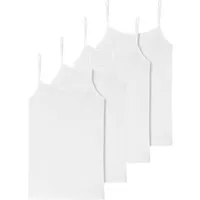 Schiesser Unterhemd 4er Pack 95/5 Organic Cotton (Spar-Set) Spaghetti Top - Baumwolle