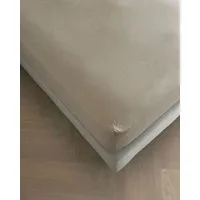 Kayori Spannbettlaken Emma, Mako-Satin, Gummizug: rundum, (1 Stück), 100% Baumwollsatin