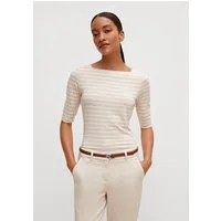 comma 3/4-Arm-Shirt T-Shirt Streifenshirt im Slim Fit