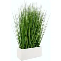 Kunstgras Gras, I.GE.A., Höhe 45 cm, in Keramikschale