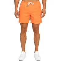 Reichstadt Badeshorts Herren Regular Fit Badehose Mid Waist 25RS073 Brandname-Stitching als dezentes Design-Highlight