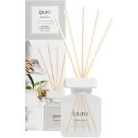 IPURO Raumduft White Lily, 100 ml, Glasflakon mit Rattan-Holzstäbchen