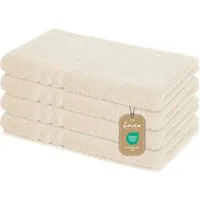 Lavea Handtuch Lavea® 4er Set Handtücher 50x100 cm, Elena Frottiererie, 100% Baumwolle (4er Set), 500 g/m² Frottier, weich & saugstark, pflegeleicht