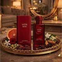 Fine Perfumery London Eau de Parfum Satin Kiss For Her Damenduft Frisch Blumig Warm100 ml, Damenduft, Hergestellt in Uk