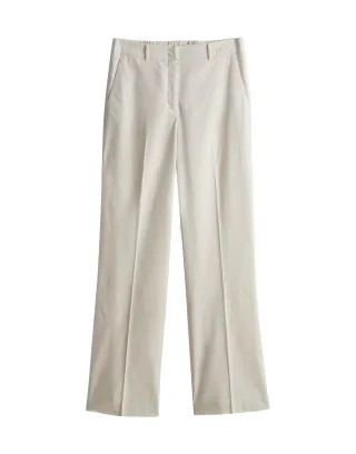 Opus - City Pants - Maiga linen beige - Gr. - 40
