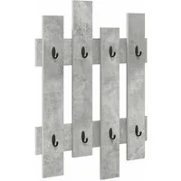vidaXL Regal Wandmontierter nachttisch Beton Grau 60 x 3 x 82 cm, 1-tlg.