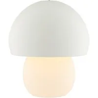 Brilliant LED Tischleuchte Dupis, mehrere Helligkeitsstufen, LED fest integriert, Warmweiß, LED Akku-Pilzleuchte, wireless charging, 24cm, 230lm, 2700K, dimmbar