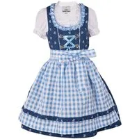 Ramona Lippert Dirndl Kinderdirndl Chrissi blau mit Bluse Mädchen