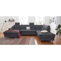 sit&more Wohnlandschaft Cardoso U-Form, mit Federkern und Kopfstützen, mit Bettfunktion und Relaxfunktion