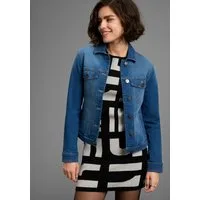 Arizona Jeansjacke aus Baumwollmischung, figurbetont, in Stretch-Qualität