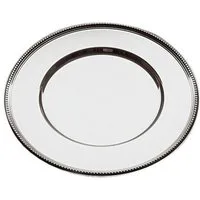 APS Platzteller, Edelstahl, Ø 33 cm, mit Perlrand