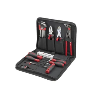 Wiha Werkzeug Set Mechaniker gemischt 32-teilges Set mit Werkzeugmappe - 36390