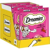 Dreamies DREAMIES™ Rind 4 x 180g, Snack für: Katze