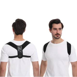 KALOAD Adjustable Back Support Invisible Shoulder Posture Corrector Unisex Spine Neck Health Correction Belt for Home Of