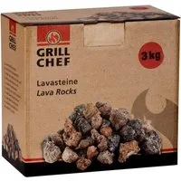 LANDMANN Lavasteine GRILLCHEF Lavasteine 3kg Nachfüllpackung für Lavastein-Gasgrills Grill