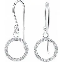 ALEXANDER YORK Paar Ohrhänger CIRCLE Zirkonia, 2-tlg., 925 Sterling Silber