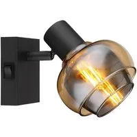 GLOBO LIGHTING Wandleuchte, Leuchtmittel nicht inklusive, Wandleuchte Wandlampe Flurleuchte Schlafzimmerlampe Spot beweglich