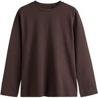 Next Langarmshirt Rundhals-Langarmshirt aus schwerem Stoff (1-tlg)