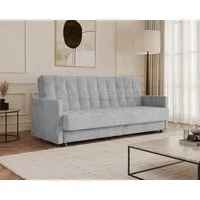 MOEBLO Schlafsofa TINA, 3-Sitzer Schlafsofa mit Bettkasten, Click-Clack-Funktion, Bonellfederung und Lincoln-Cordstoff, Couch Polstermöbel Sitzmöbel Wohnzimmermöbel, (BxHxT): 211 x 90 x 97 cm
