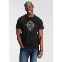 DELMAO T-Shirt Kurzarm, bedruckt, Rundhals, aus Baumwolle