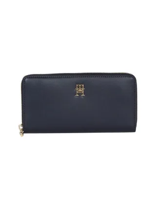 Tommy Hilfiger - Iconic große Brieftasche blau - Gr. - OS
