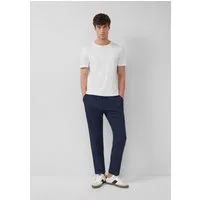 s.Oliver Chinos Hose DETROIT Detroit: Relaxed-Fit-Chino aus Leinenmix mit Elastikbund