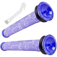 VIOKS Ersatzfilter Vormotor-Filter Ersatz für Dyson 965661-01, Zubehör für Staubsauger, V6 V7 V8 Motorschutzfilterzylinder mit Reinigungsbürste