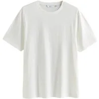 Next T-Shirt Leichtes, genopptes Modal-T-Shirt (1-tlg)