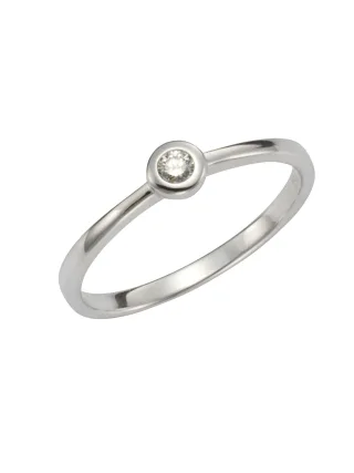 Orolino Ring 750 Gold 1x Brillant 0,07ct.