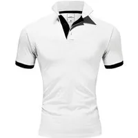 behype Poloshirt BASE mit kontrastfarbigen Details