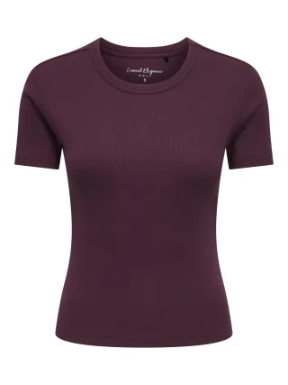 ONLY - ONLVAL S/S O-NECK SOLID TOP JRS NOOS Fig - Gr. - XL