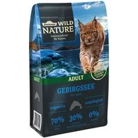 Dehner Wild Nature Gebirgssee Adult Lachs, 1.5 kg, glutenfrei Lachs, Trockenfutter für: Katze, Trockenfutter für ausgewachsene Katzen