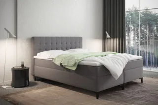 Boxspringbett Schlafzimmerbett AKRON 160x200cm inkl.Bettkasten
